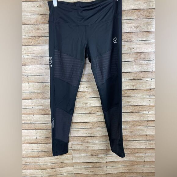Virus onyx black compression leggings size medium - Picture 1 of 4